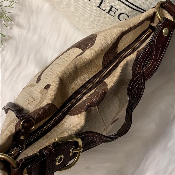 Coach Signature Tonal Carly Logo Shoulder Bag - Picture 8 of 10